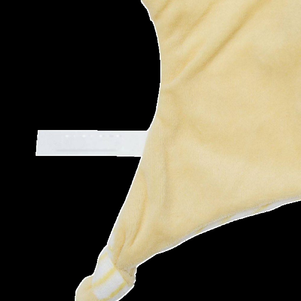 OLE - Knuffel haasje — drukvlak op white label van large tas