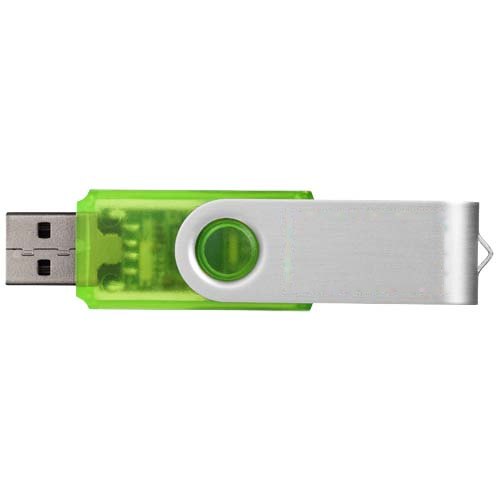 Rotate USB stick transparant — drukvlak achterzijde