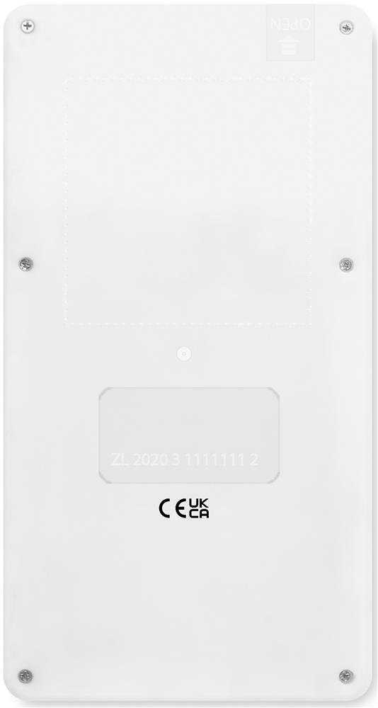 CALCUBIM - 12-Cijferige calculator — drukvlak achterzijde