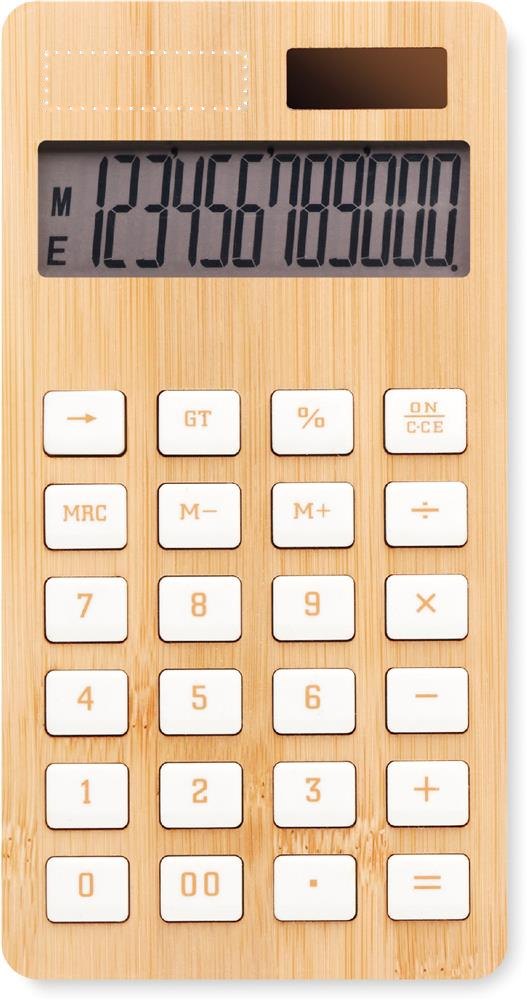 CALCUBIM - 12-Cijferige calculator — drukvlak boven display