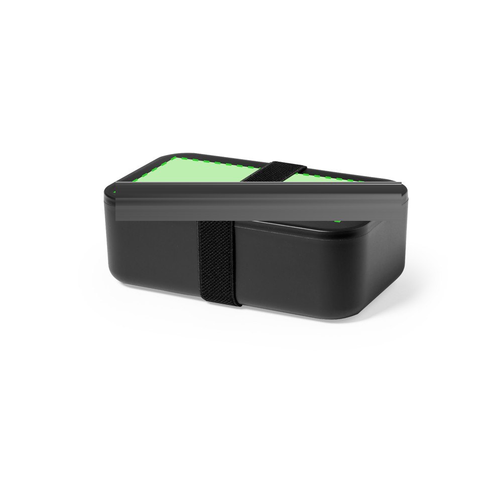 Lunch Box Sandix — drukvlak gecentreerd op deksel