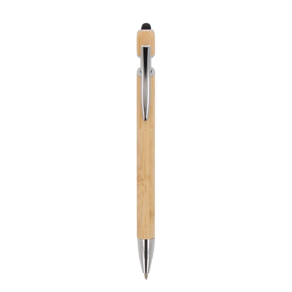Balpen Parijs Bamboe Stylus — drukvlak verlengde van de clip
