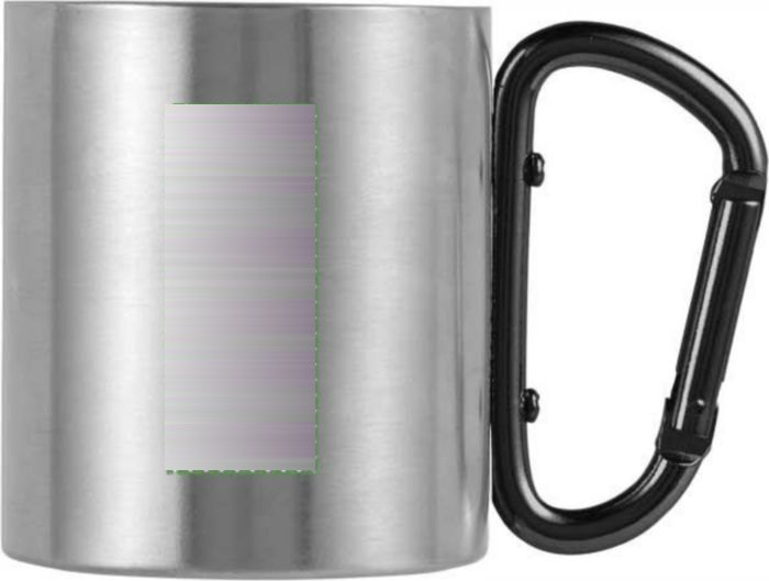 Thermosbeker Nella | 185 ml — drukvlak links van het oor