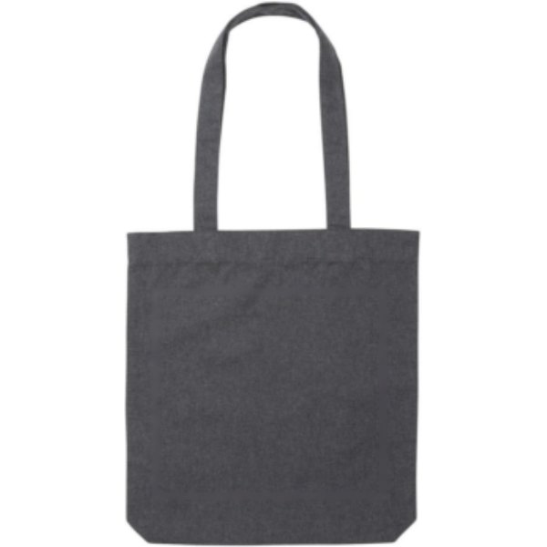 Impact AWARE™ recycled canvas tas 285gsm ongeverfd — drukvlak artikel voorzijde