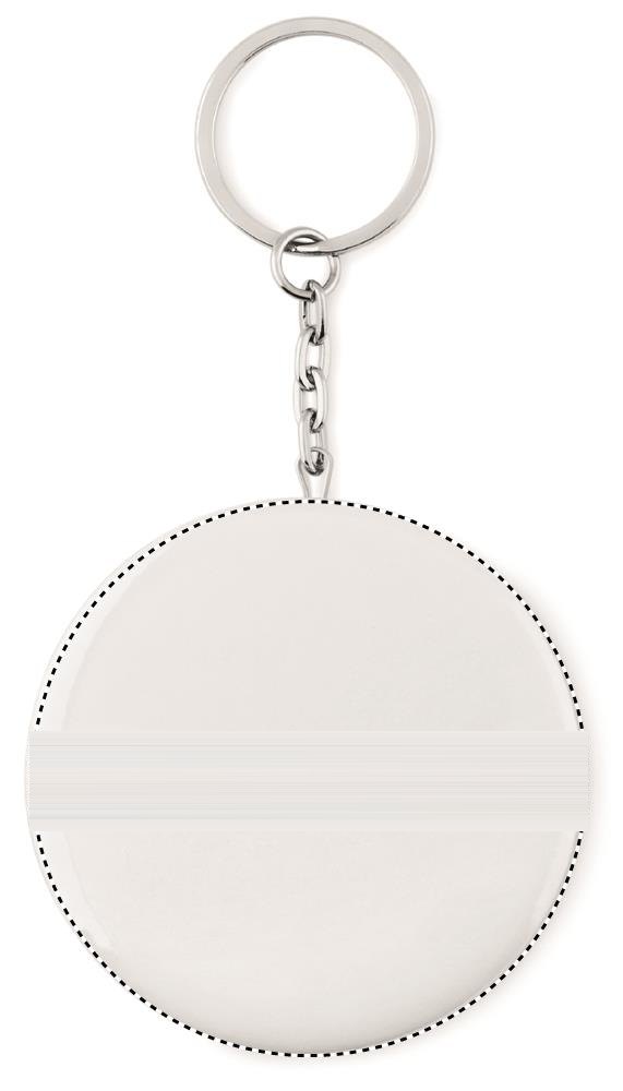 PIN FLASK - Sleutelhanger opener — drukvlak inlay