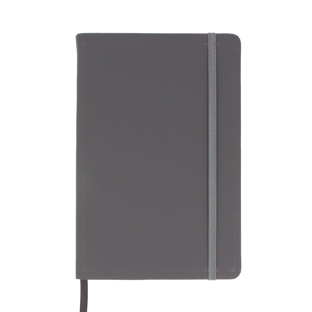 Notitieboek R-PET/PU A5 — drukvlak voorzijde