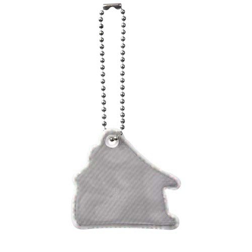 Reflecterende hanger huis — drukvlak voorkant (op reflecterende laag)