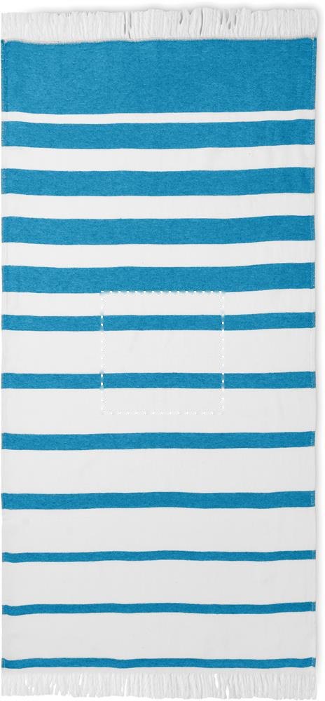 MAR - SEAQUAL® hamamdoek 70x140cm — drukvlak towel midden e