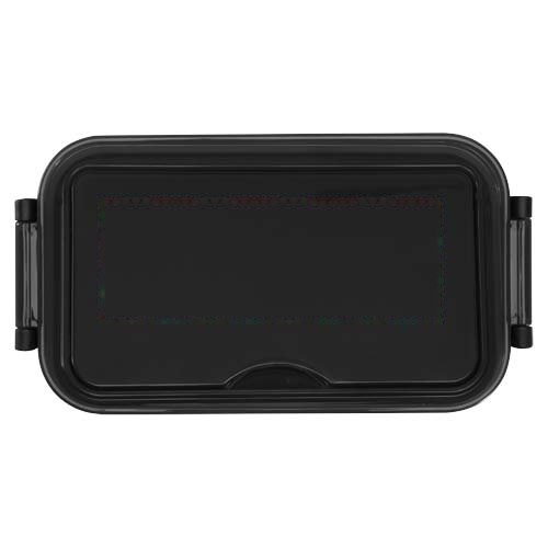 Snappy 1000 ml lunchbox en bestekset — drukvlak deksel