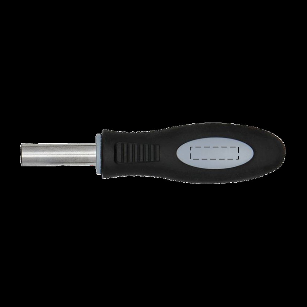 COMPACTY - Gereedschapsset — drukvlak op de handvat van de screwdriver