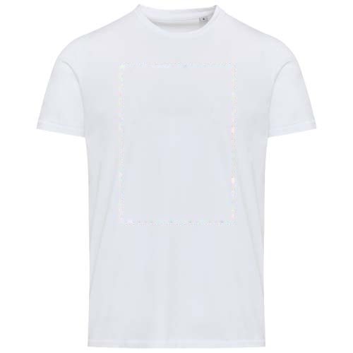 Balfour 200 g/m² unisex OCS organisch T-shirt met korte mouwen — drukvlak impact volledige voorzijde