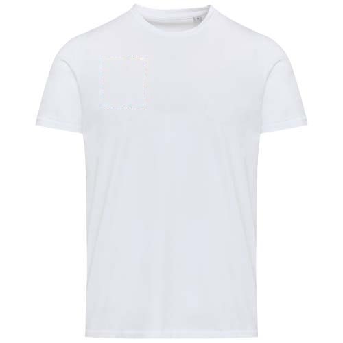Balfour 200 g/m² unisex OCS organisch T-shirt met korte mouwen — drukvlak rechter borst
