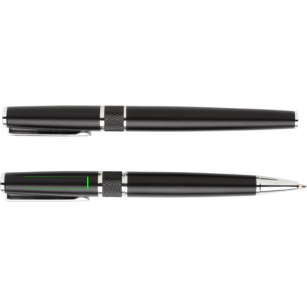 Swiss Peak deluxe pen set — drukvlak naast clip