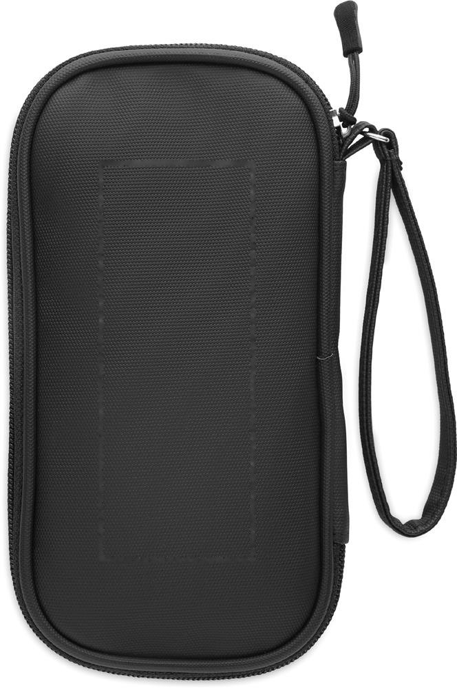 ALLTHERE - 600D RPET tech organizer etui — drukvlak midden op de achterkant