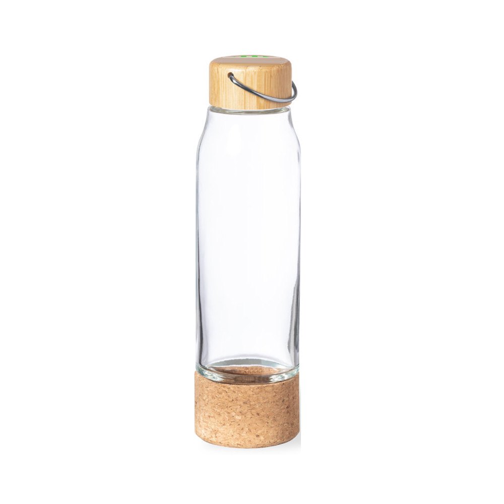 Fles Aderox — drukvlak op de dop