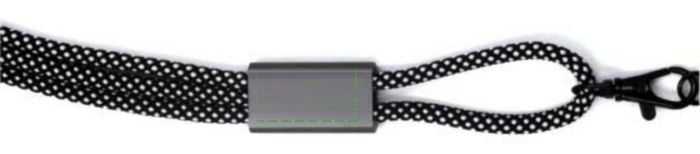 BrandCharger Lany lanyard — drukvlak voorzijde