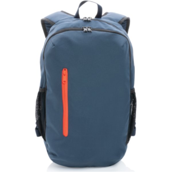 Impact AWARE™ 300D RPET casual rugzak — drukvlak artikel voorzijde onder
