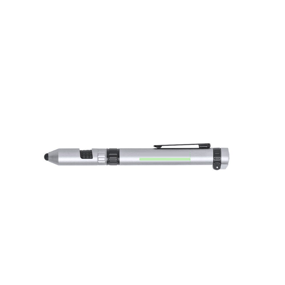 Multifunctioneel Pen Posdan — drukvlak onder de clip