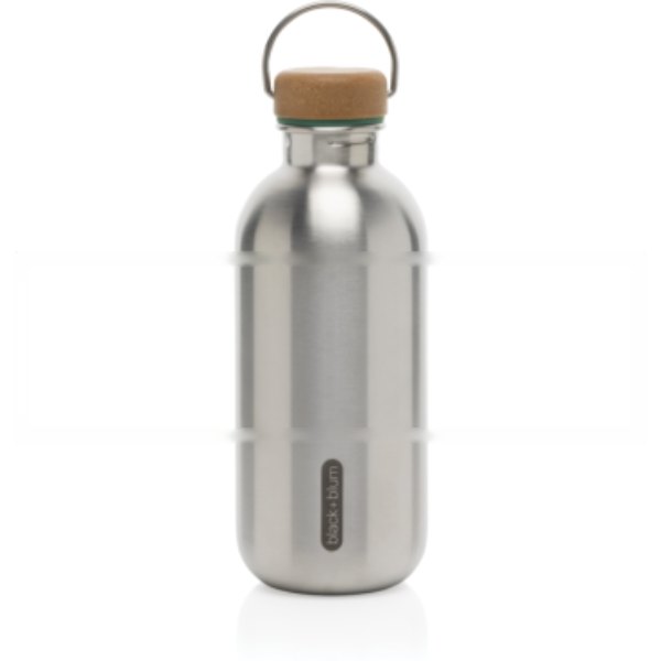 Black+Blum Stalen Water Fles 600ml — drukvlak artikel