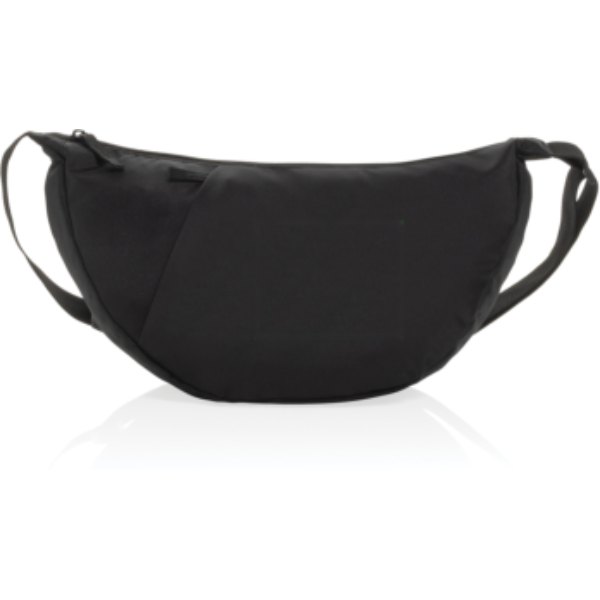 Crescent XL AWARE™ RPET halve maan sling bag — drukvlak artikel voorzijde