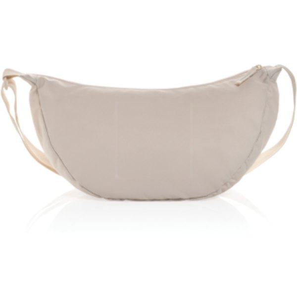 Crescent XL AWARE™ RPET halve maan sling bag — drukvlak artikel achterzijde