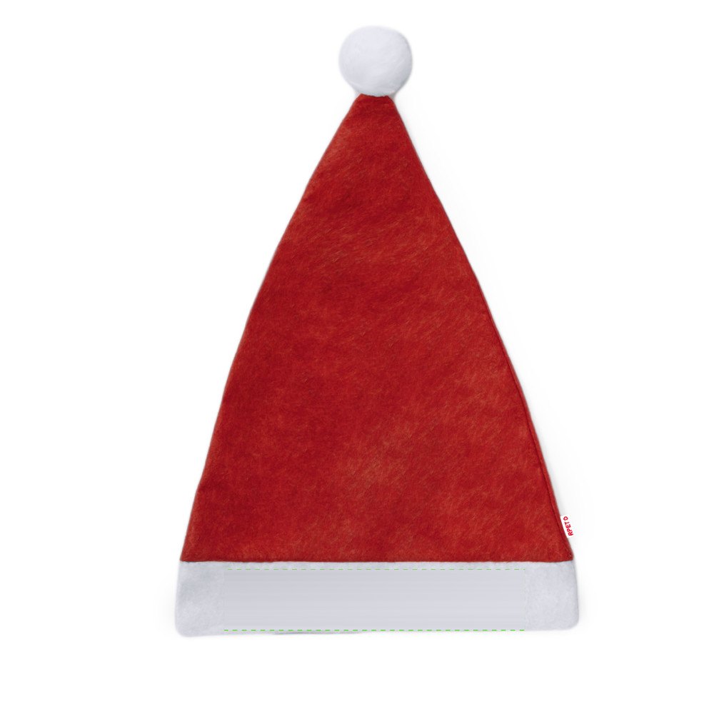 Kerstmuts Coyfel — drukvlak op het witte gedeelte van de muts