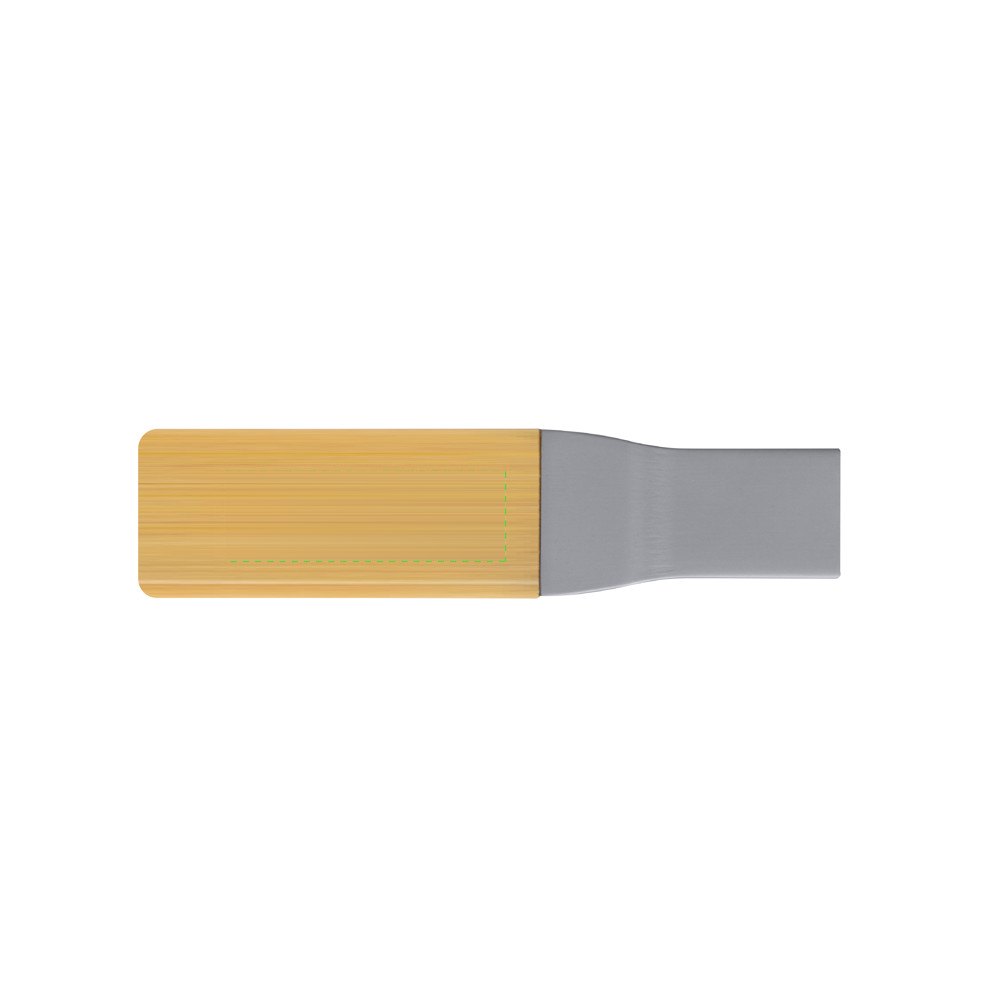 USB Memory Olson 16GB — drukvlak op het bamboe
