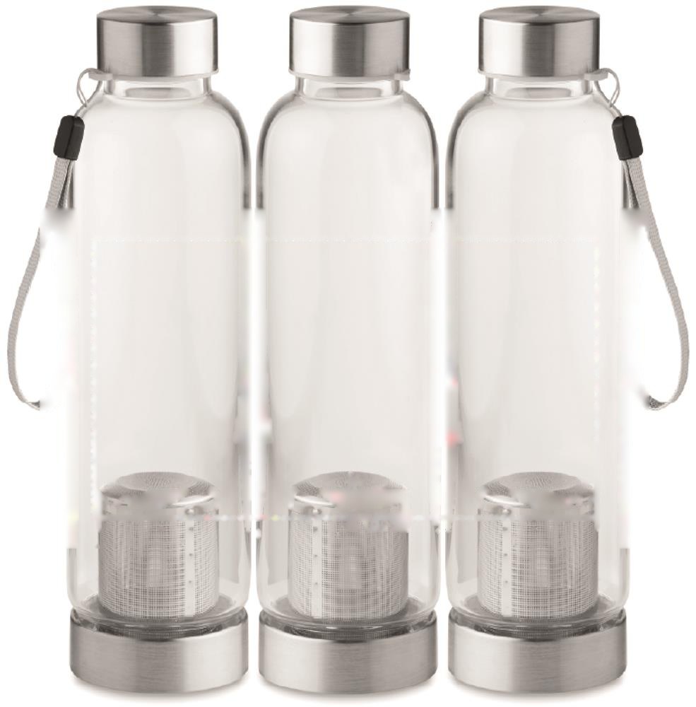 UTAH TEA - Drinkfles van glas — drukvlak round
