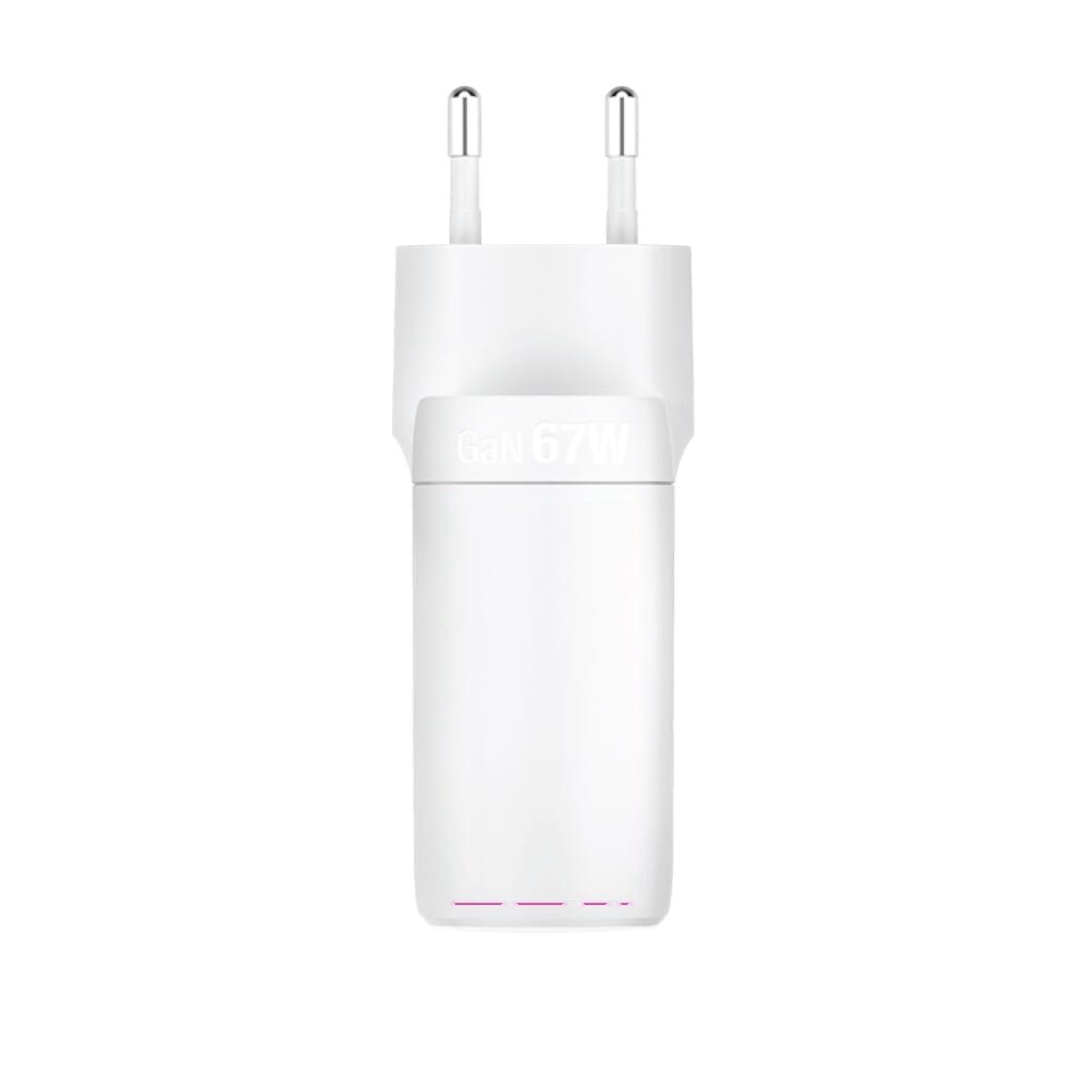 Fresh 'n Rebel 67W Laptop Snellader GaN USB-C & USB-A — drukvlak op de zijkant