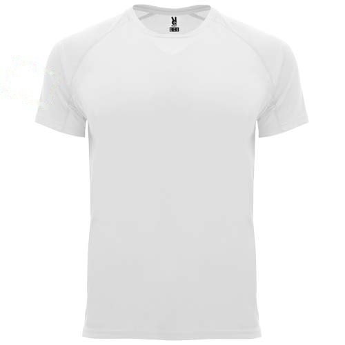 Bahrain 135 g/m² sportshirt met korte mouwen voor kinderen — drukvlak rechter bicep