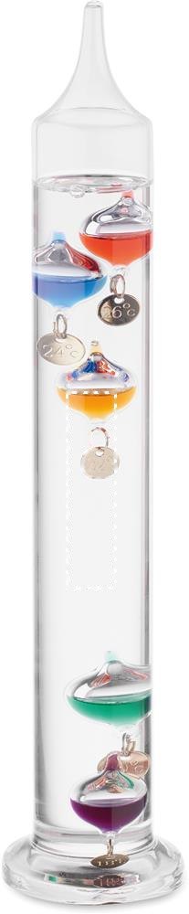 GALI - Galileo thermometer glas 28cm — drukvlak zijde 2