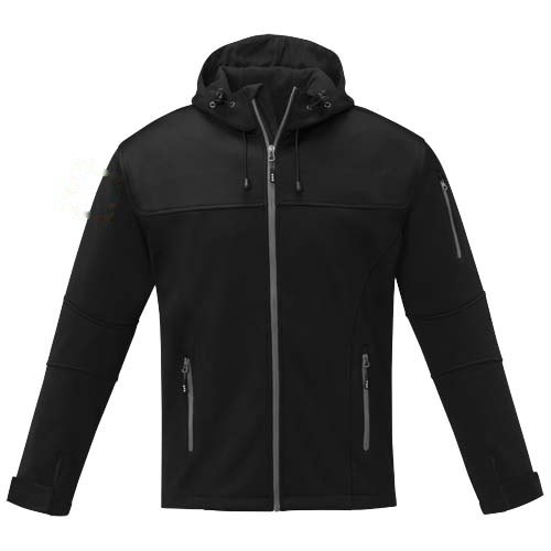 Match softshell heren jas — drukvlak rechter bicep