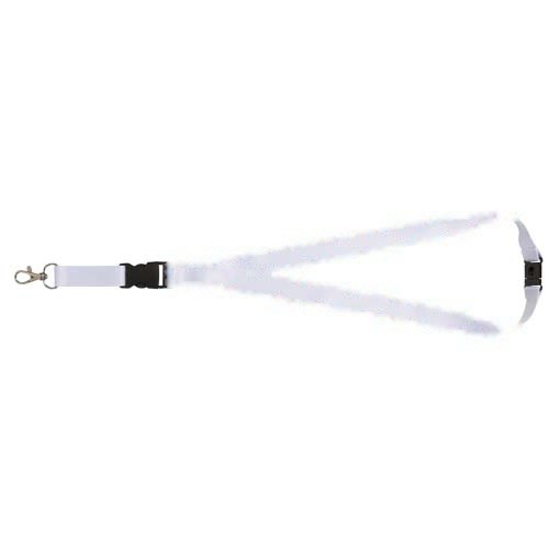 Balta sublimatie lanyard met safety breakaway sluiting en gesp — drukvlak rondom, voor