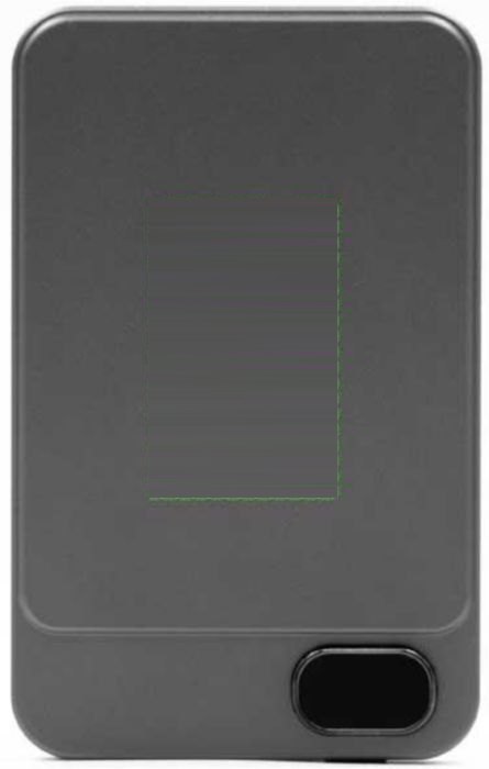 BrandCharger Powerwave 5.000 draadloze powerbank — drukvlak voorzijde