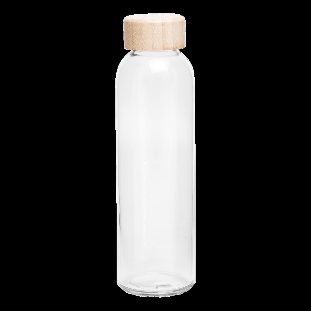 DEEPLY - Glazen fles — drukvlak gecentreerd op de fles