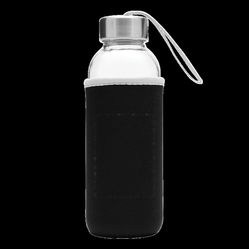 TAKE WELL - Glazen fles — drukvlak gecentreerd op de coloured cover