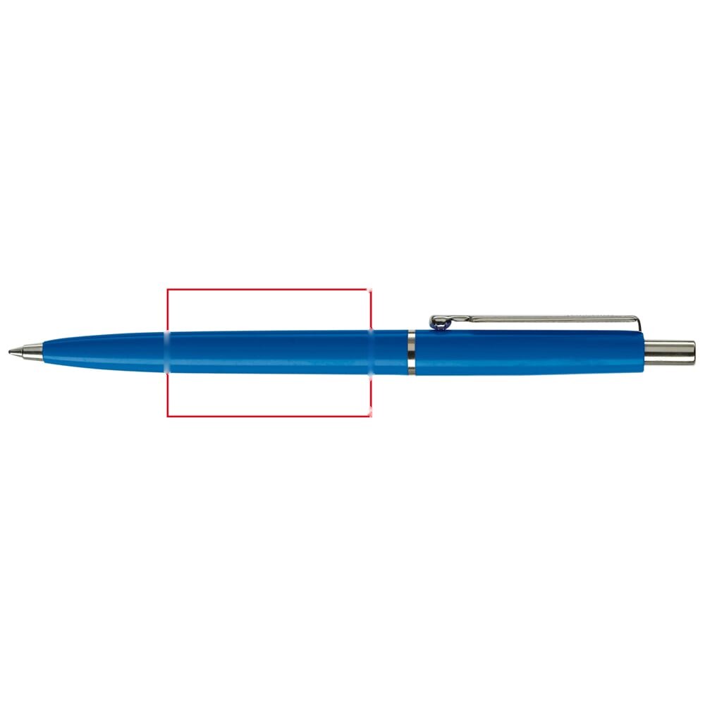 Balpen 925 Hardcolour — drukvlak 90 graden van de clip