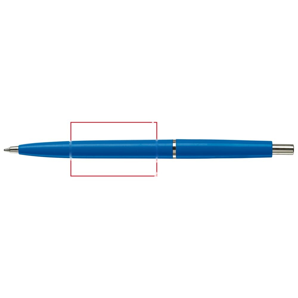 Balpen 925 Hardcolour — drukvlak 180 graden van de clip