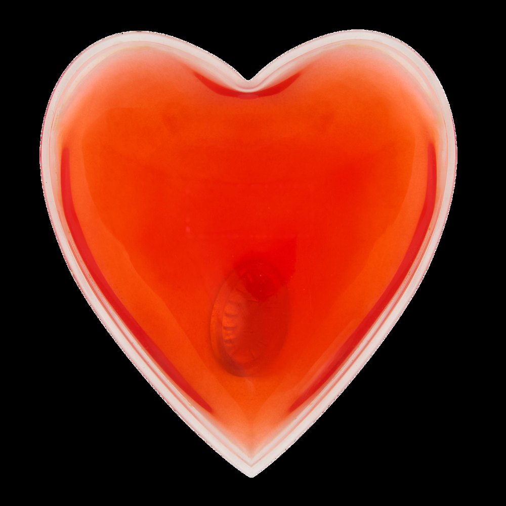 WARM HEARTED - Hotpack WARM HEATED — drukvlak gecentreerd op het hartje