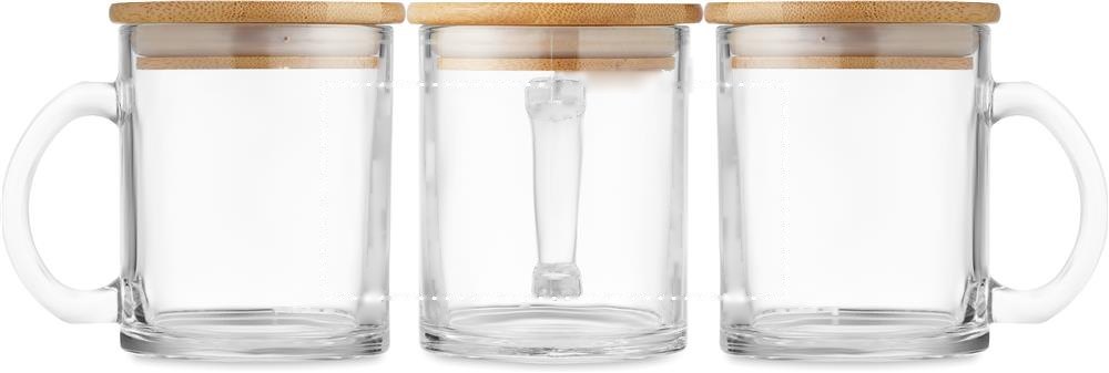 CELESTIAL - Gerecycled glazen mok 300 ml — drukvlak drukvlak 1