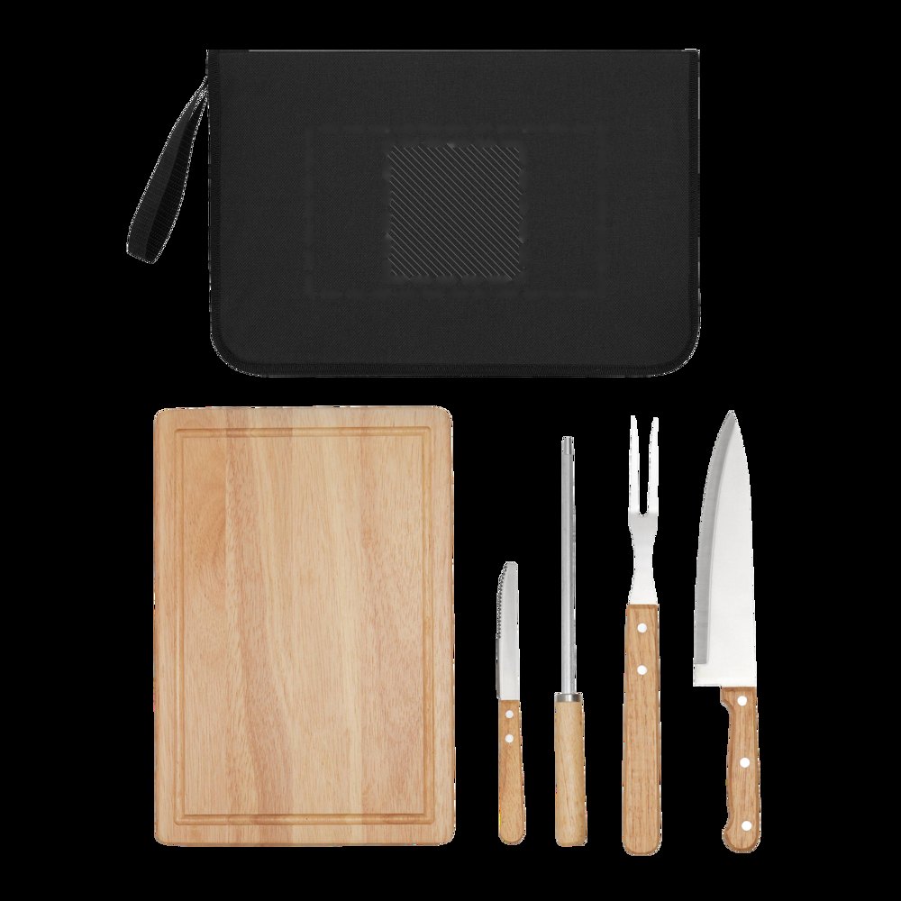 BEST BBQ - Trancheerset — drukvlak gecentreerd op de hoes