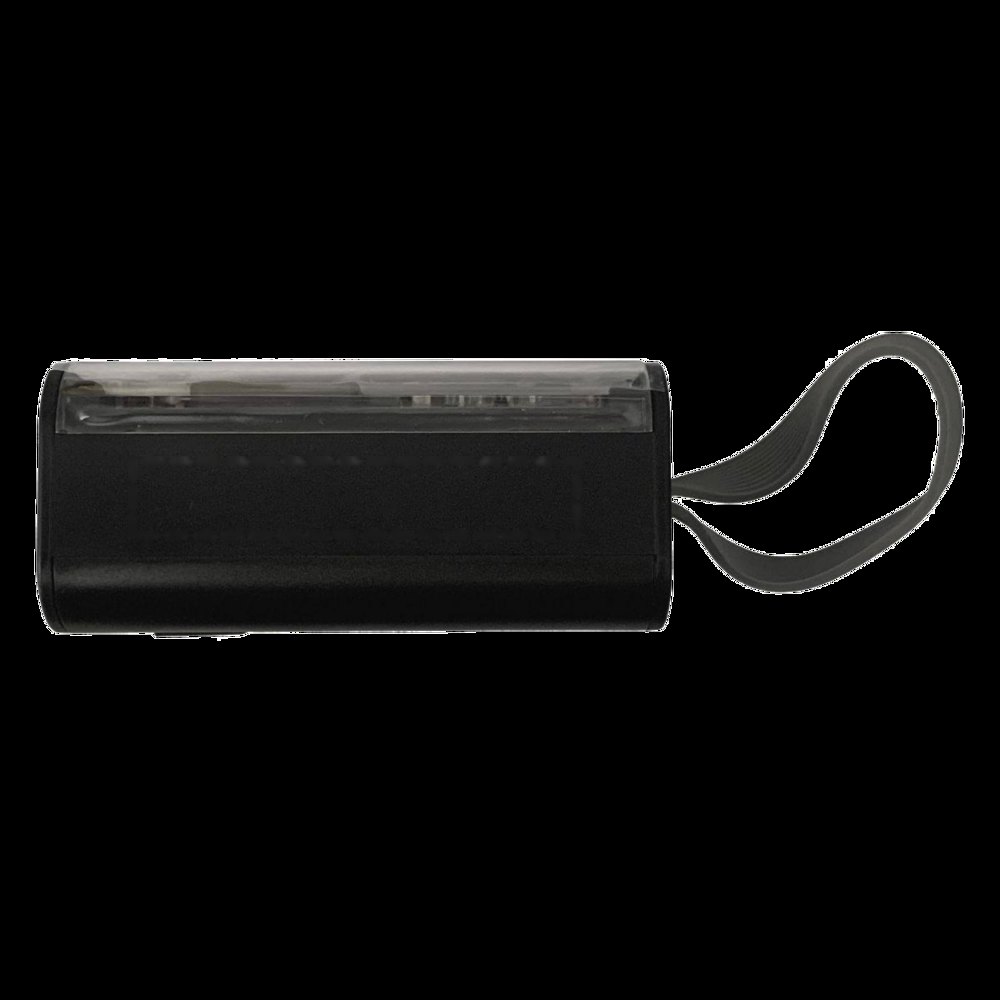 OPEN SOURCE - Powerbank / zaklamp — drukvlak gecentreerd op de linkerzijde