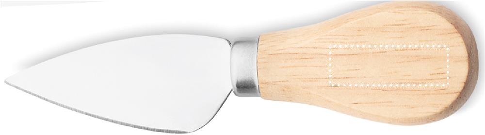 GLENAVY - Bamboe kaasplank set — drukvlak knife