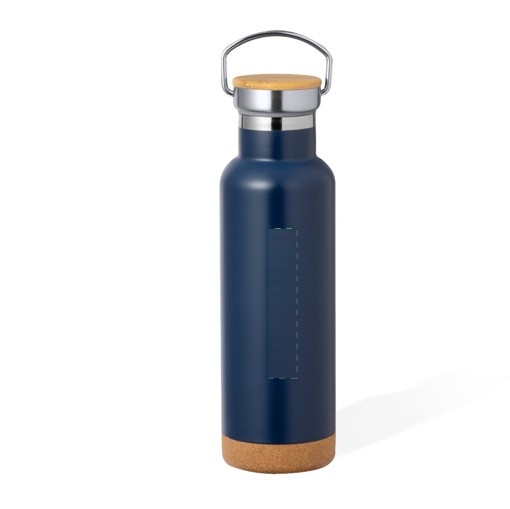 Thermoskan-Fles Dixont — drukvlak verticaal op de fles