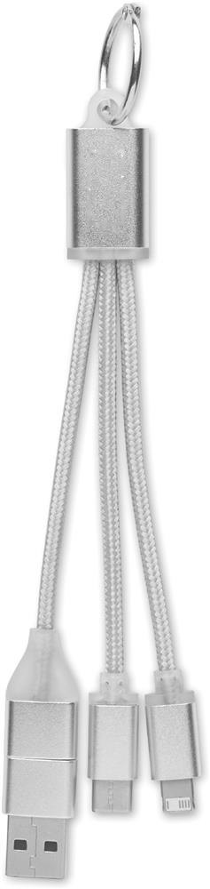 BLUE - 4 in 1 oplaadkabel type C — drukvlak voorzijde