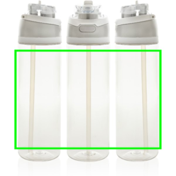Omni sip RCS RPET water fles 800ML — drukvlak artikel