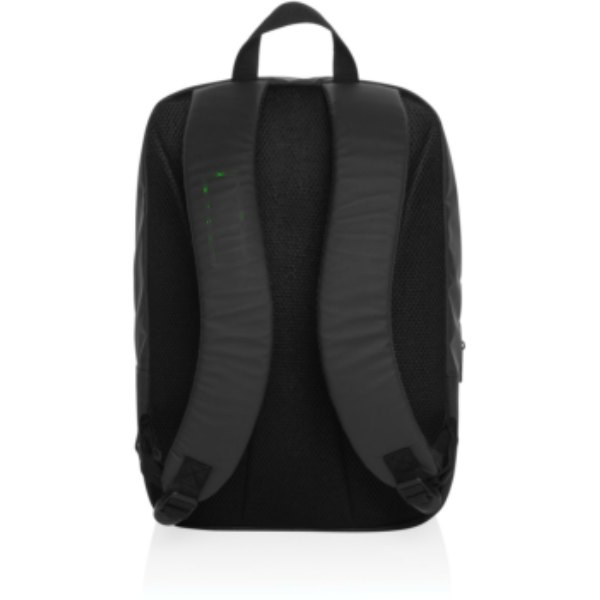 Armond AWARE™ RPET 15.6" standaard laptoprugzak — drukvlak band rechts
