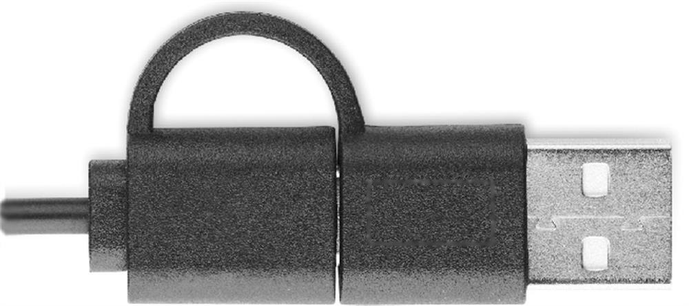 CURRENT - USB 4-poorts hub 19 cm — drukvlak plug 2