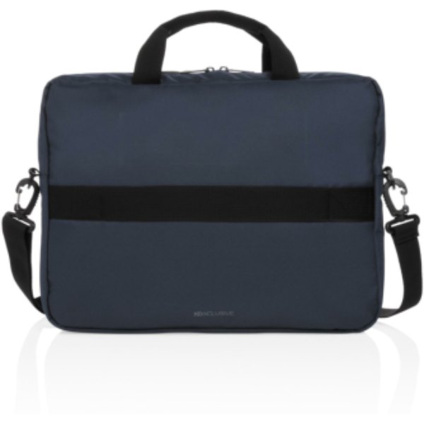 Impact AWARE™ RPET 15,6" laptoptas — drukvlak artikel achterzijde boven