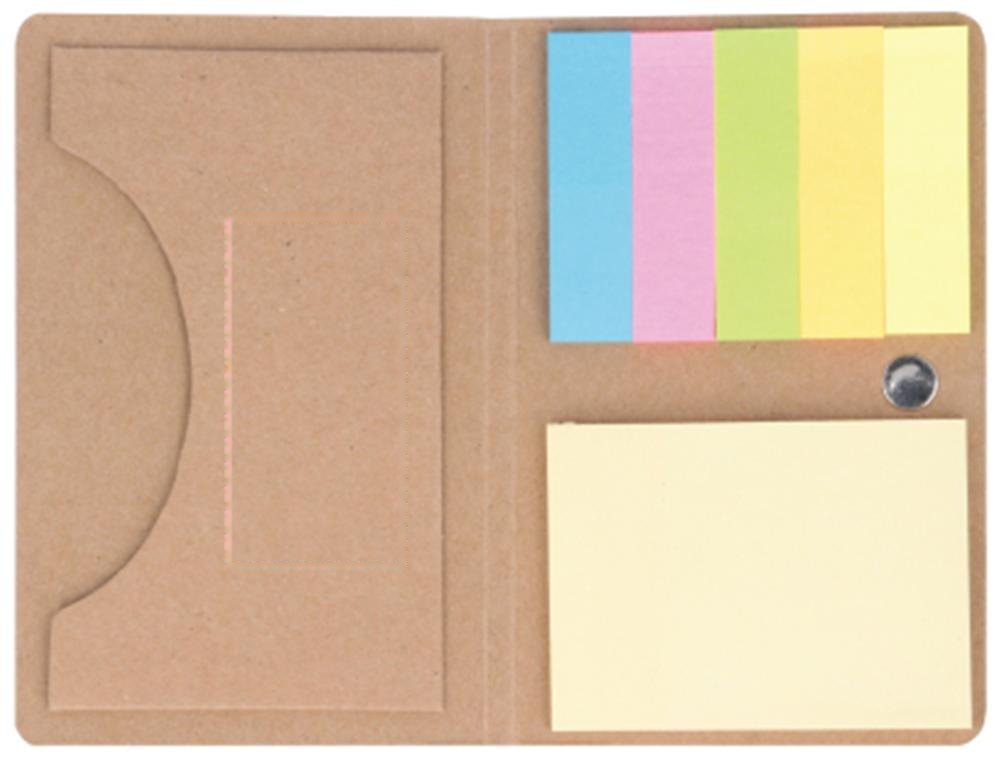 FOLDNOTE - Memoblaadjes en pagina labels — drukvlak vak